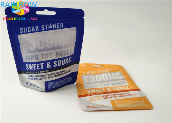 एल्यूमीनियम पन्नी ज़िप ताला प्लास्टिक बैग खाद्य पैकेजिंग थैली कस्टम आकार फाड़ पायदान के साथ