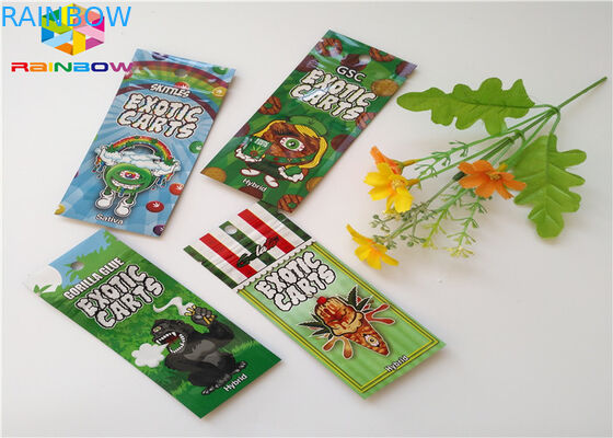 हर्बल इनसेन्स रेसेलेबल प्लास्टिक बैग AC1003 CBD Vape Oil Cartridge पैकेजिंग एप्लाइड