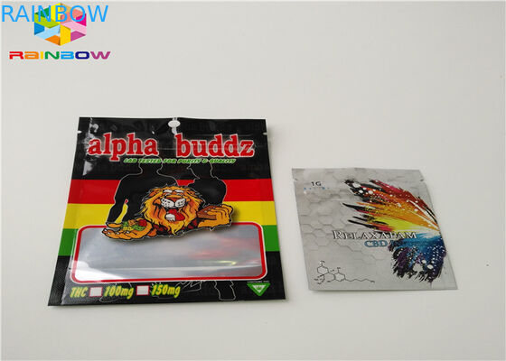 हर्बल इनसेन्स रेसेलेबल प्लास्टिक बैग AC1003 CBD Vape Oil Cartridge पैकेजिंग एप्लाइड