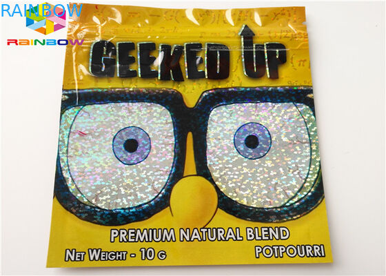 हर्बल इनसेन्स रेसेलेबल प्लास्टिक बैग AC1003 CBD Vape Oil Cartridge पैकेजिंग एप्लाइड