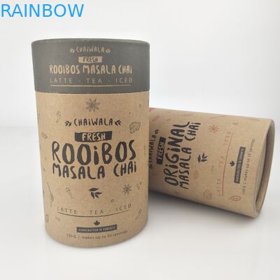 बायोडिग्रेडेबल सिलेंडर बॉक्स पैकेजिंग डियोडरेंट / लिपस्टिक / लिप बाम कंटेनर