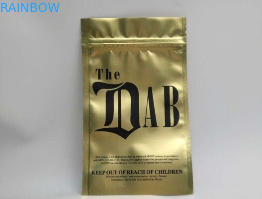 खाद्य पैकेट के बीज के लिए जिप लॉक स्टैंड पाउच पैकेजिंग एल्युमिनियम मैट थैली