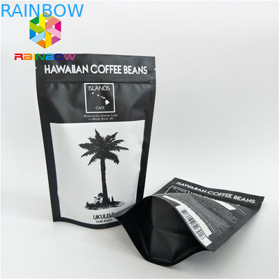 पाउडर चाय अखरोट प्लास्टिक पाउच पैकेजिंग एल्यूमीनियम पन्नी कस्टम मुद्रण वाल्व के साथ