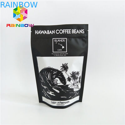 पाउडर चाय अखरोट प्लास्टिक पाउच पैकेजिंग एल्यूमीनियम पन्नी कस्टम मुद्रण वाल्व के साथ