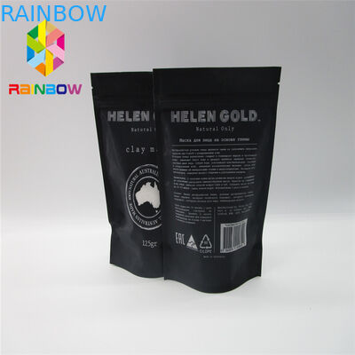 पाउडर चाय अखरोट प्लास्टिक पाउच पैकेजिंग एल्यूमीनियम पन्नी कस्टम मुद्रण वाल्व के साथ