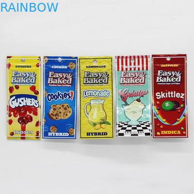 कार्ट एक्सोटिक प्लास्टिक पाउच पैकेजिंग ज़िप लॉक बैग मायलर टाइप कस्टम प्रिंटिंग