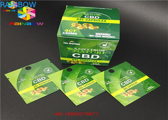 CBD GUMMIES पैकेजिंग प्लास्टिक बैग्स विथ लैमिनेटेड एल्युमीनियम सैचेट बैग हीट सील फ़ूड जिप पाउच फॉइल पॉली बैग