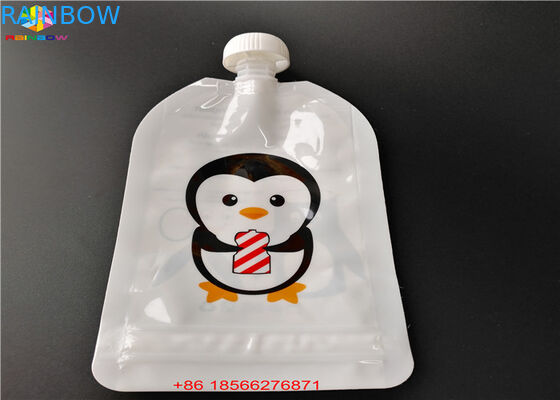 एफडीए / एसजीएस टोंटी बैग पैकेजिंग एल्यूमीनियम पन्नी स्टैंड अप बैग तरल खाद्य / पेय के लिए