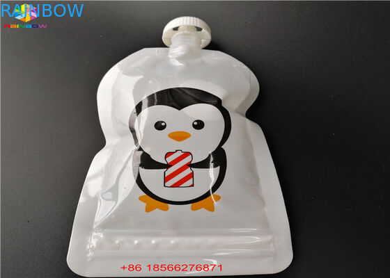 एफडीए / एसजीएस टोंटी बैग पैकेजिंग एल्यूमीनियम पन्नी स्टैंड अप बैग तरल खाद्य / पेय के लिए