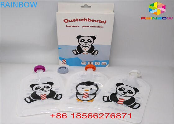 एफडीए / एसजीएस टोंटी बैग पैकेजिंग एल्यूमीनियम पन्नी स्टैंड अप बैग तरल खाद्य / पेय के लिए