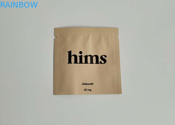 विटामिन कैप्सूल कस्टम मुद्रित स्टैंड पाउच, हीट सील पैकेजिंग बैग किसी भी आकार