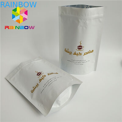 अच्छा ग्रेड कस्टम मुद्रित पाउच वाल्व गर्म मुद्रांकन मुद्रण कौशल एसजीएस अनुमोदन ऊपर खड़े हो जाओ