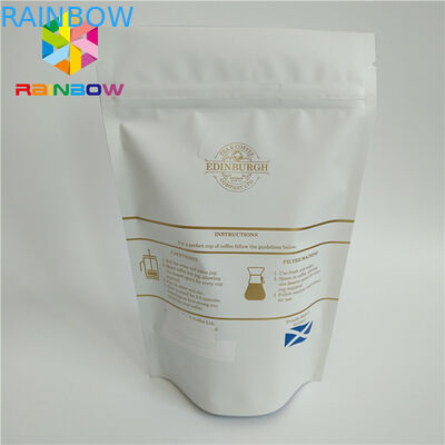 अच्छा ग्रेड कस्टम मुद्रित पाउच वाल्व गर्म मुद्रांकन मुद्रण कौशल एसजीएस अनुमोदन ऊपर खड़े हो जाओ