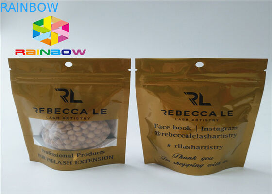 सीएमवाईके प्रिंटिंग हीट सील पैकेजिंग बैग, स्मेल प्रूफ स्टैंड अप जिपर पाउच बैग