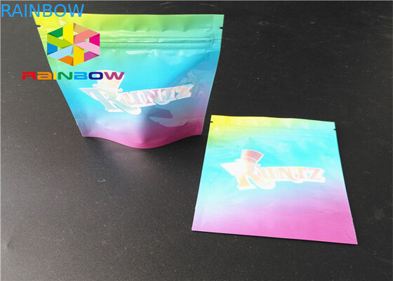 हर्बल धूप बैग प्लास्टिक पाउच पैकेजिंग Kratom पाउच ऊर्जा गोलियां जिपर ताला