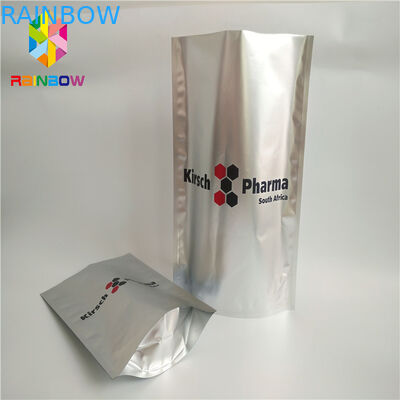 Resealable एल्यूमीनियम पन्नी पैकेजिंग बैग, टुकड़े टुकड़े में जिपर पाउच खाद्य ग्रेड खड़े हो जाओ