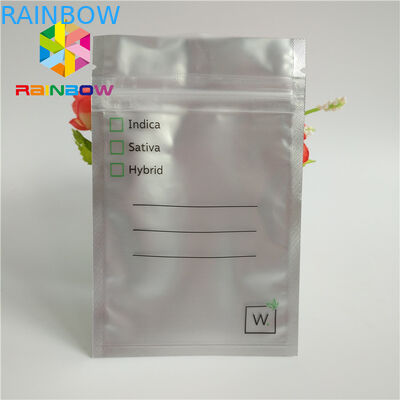 कॉस्मेटिक क्रीम तेल ज़िप सील बैग, अनुकूलित मुद्रण एल्यूमीनियम पन्नी थैली