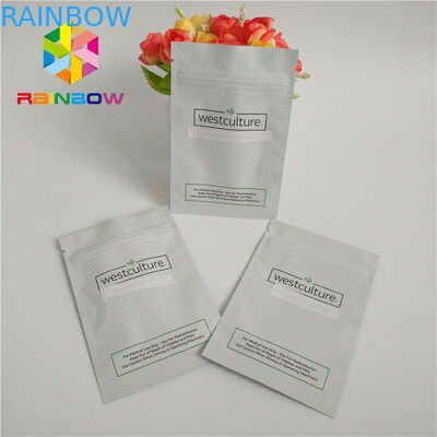 कॉस्मेटिक क्रीम तेल ज़िप सील बैग, अनुकूलित मुद्रण एल्यूमीनियम पन्नी थैली