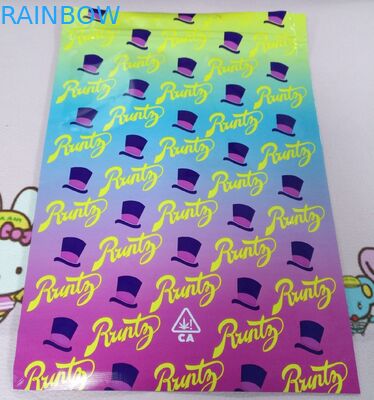 होलोग्राम मुद्रण हर्बल धूपदान पैकेजिंग, कुकीज़ बड़े Als विदेशी के लिए प्लास्टिक थैली खड़े हो जाओ