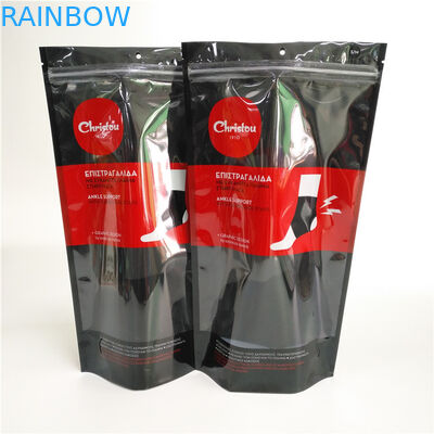 जिपलॉक प्रिंटेड प्लास्टिक बैग्स क्लीयर विंडो अंडरवीयर पैकेजिंग ब्लैक डॉय पैक सैक्स के लिए