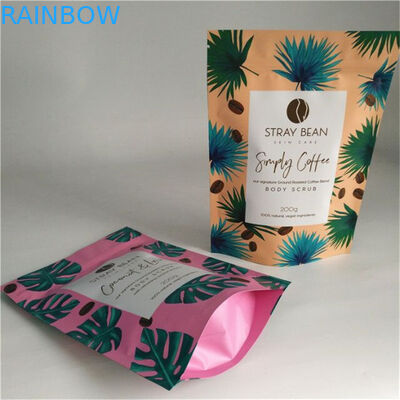 Biodegradable चाय बैग पैकेजिंग अनुकूलित Airtightbody स्क्रब इंस्टेंट कॉफी पाउच