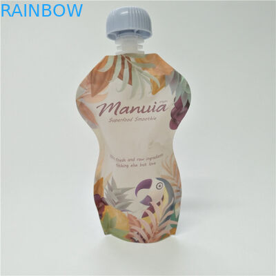 अनुकूलित मुद्रण टोंटी थैली पैकेजिंग बाल सुरक्षित ढक्कन पुन: प्रयोज्य बेबी खाद्य थैली