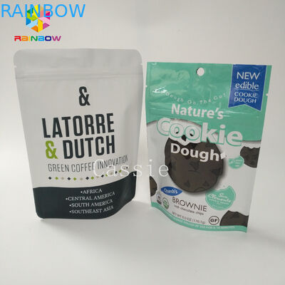 स्टैंड अप जिपलॉकस्टैंड ऊपर पाउच पैकेजिंग स्नैक बैग अनुकूलित रंग खाद्य उपयोग