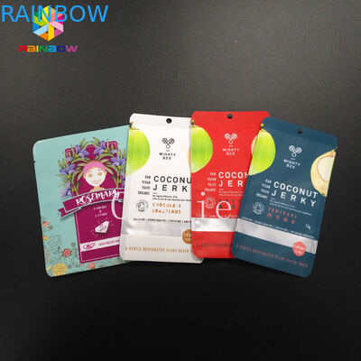 Mylar पाउच पकड़ सील बैग खाद्य ग्रेड भंडारण कॉस्मेटिक चाय पाउडर नमूना सस्ता