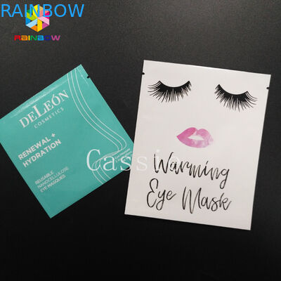 टुकड़े टुकड़े में पीई पीईटी एल्यूमीनियम पन्नी थैली पैकेजिंग चेहरे मास्क प्लास्टिक बैग CMYK Gravure के साथ