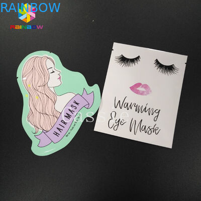 टुकड़े टुकड़े में पीई पीईटी एल्यूमीनियम पन्नी थैली पैकेजिंग चेहरे मास्क प्लास्टिक बैग CMYK Gravure के साथ