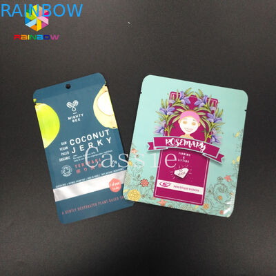 टी ग्रेड स्नैक नट बीन के लिए खाद्य ग्रेड पकड़ सील बैग एल्यूमीनियम पन्नी भंडारण कॉस्मेटिक मास्क पैकिंग