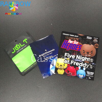 गंध प्रूफ प्लास्टिक पाउच पैकेजिंग तीन साइड सील पाली बैग Mylar खाद्य पैकेजिंग के लिए