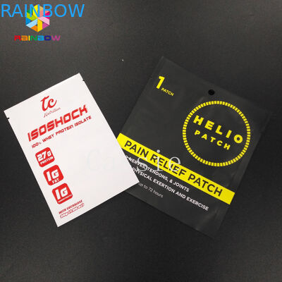 जिपर के साथ मैट प्लास्टिक पाउच पैकेजिंग प्लास्टिक एल्युमीनियम मायलर पाउच मिनी सैंपल स्टोरेज