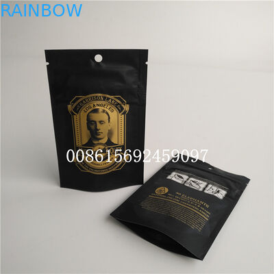 गंध सबूत छोटे प्लास्टिक पाउच पैकेजिंग मातम बाल प्रतिरोधी बैग