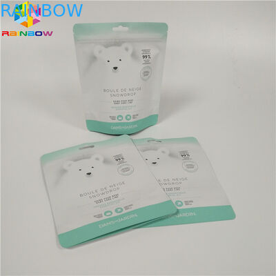 जिपर शीर्ष स्टैंड ऊपर पन्नी थैली पैकेजिंग स्नान नमक एल्यूमीनियम पन्नी शरीर साफ़ बैग