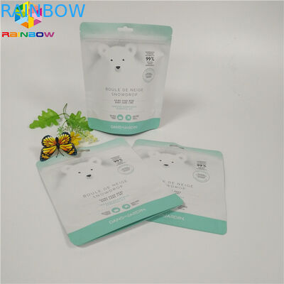 जिपर शीर्ष स्टैंड ऊपर पन्नी थैली पैकेजिंग स्नान नमक एल्यूमीनियम पन्नी शरीर साफ़ बैग