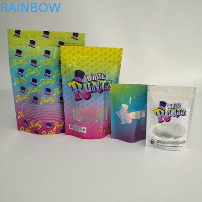 अनुकूलित मैट हर्बल धूप पैकेजिंग प्लास्टिक बैग डिजिटल मुद्रित Mylar ज़िप ताला