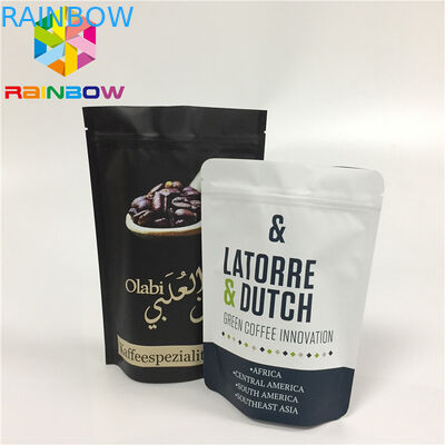 MOPP कस्टम मुद्रण एल्यूमीनियम पन्नी बैग वाल्व के साथ नमी सबूत जिपर ताला