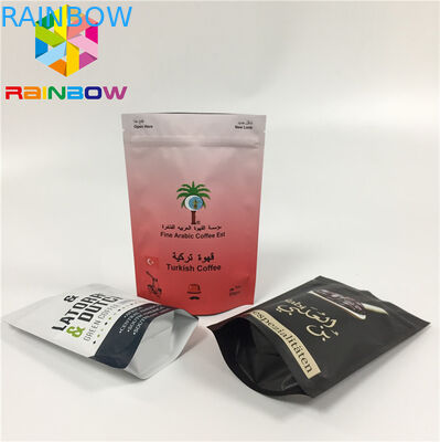 MOPP कस्टम मुद्रण एल्यूमीनियम पन्नी बैग वाल्व के साथ नमी सबूत जिपर ताला