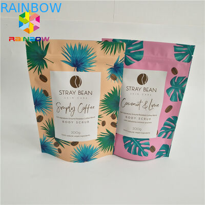 जिपर पाउच कस्टम मुद्रित बैग प्लास्टिक कॉफी बैग खाद्य पैकेज runtz पैकेजिंग मैट चमकदार नमी खड़े हो जाओ