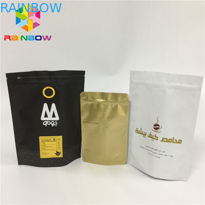 एफडीए टुकड़े टुकड़े में पन्नी थैली पैकेजिंग जिपर मुद्रण के साथ थैली खड़े हो जाओ