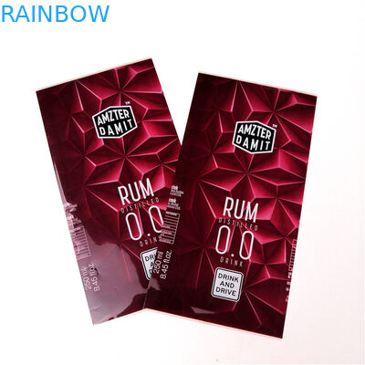 पूर्ण रंग प्रिंट पीईटी हीट सिकोड़ें आस्तीन पेय सिकोड़ें लेबल कस्टम लोगो हीट सेंसिटिव