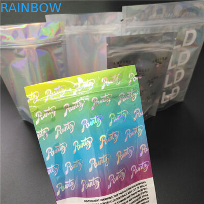 मुद्रित Vape कारतूस पन्नी पाउच Packagi नमक मसाला ग्लिटर शिनी इंद्रधनुषी बैग