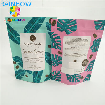 प्लास्टिक बैग खड़े हो जाओ जिपर पाउच कस्टम मुद्रित बैग कॉफी खाद्य runtz पैकेजिंग मैट चमकदार नमी