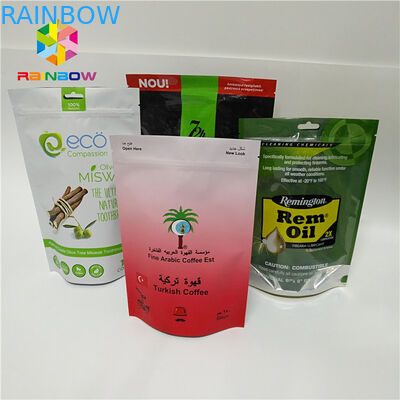 एल्युमीनियम फॉयल स्टैंड अप पाउच पैकेजिंग, रूंटज स्टैंड अप जिपर पाउच मॉइस्चर प्रूफ