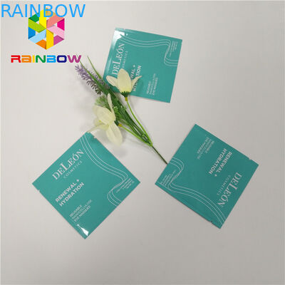 थ्री साइड सील कस्टम प्रिंटेड स्टैंड अप पाउच एल्युमिनियम फॉयल कॉस्मेटिक्स बैग