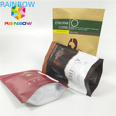 वाल्व के साथ टुकड़े टुकड़े में सामग्री प्लास्टिक प्लास्टिक पाउच पैकेजिंग एल्यूमीनियम पन्नी