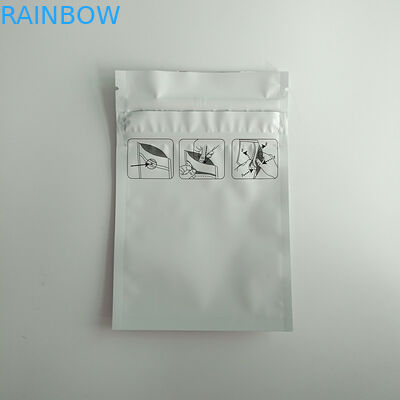 3 साइड सील मैट पाउच पैकेजिंग, जिपर पाउच बच्चे सबूत खड़े हो जाओ