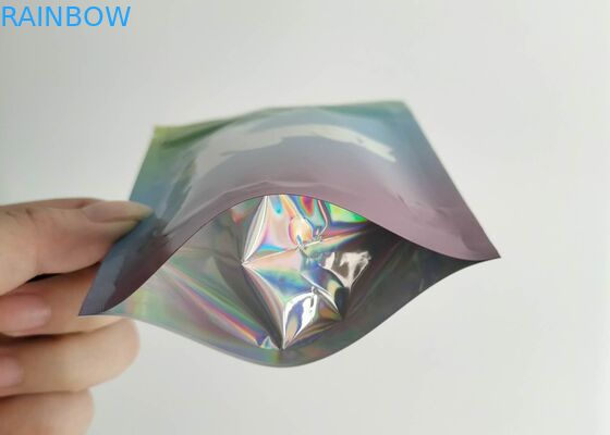 गंध सबूत प्लास्टिक पाउच पैकेजिंग खरपतवार खिड़की के साथ Weed Runtz बैग Gravure मुद्रण