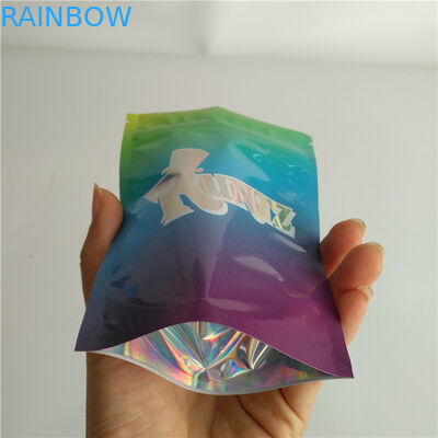 Mylar Runtz सील प्लास्टिक बैग कस्टम मुद्रित कैनबिस गांजा पैकेजिंग के लिए